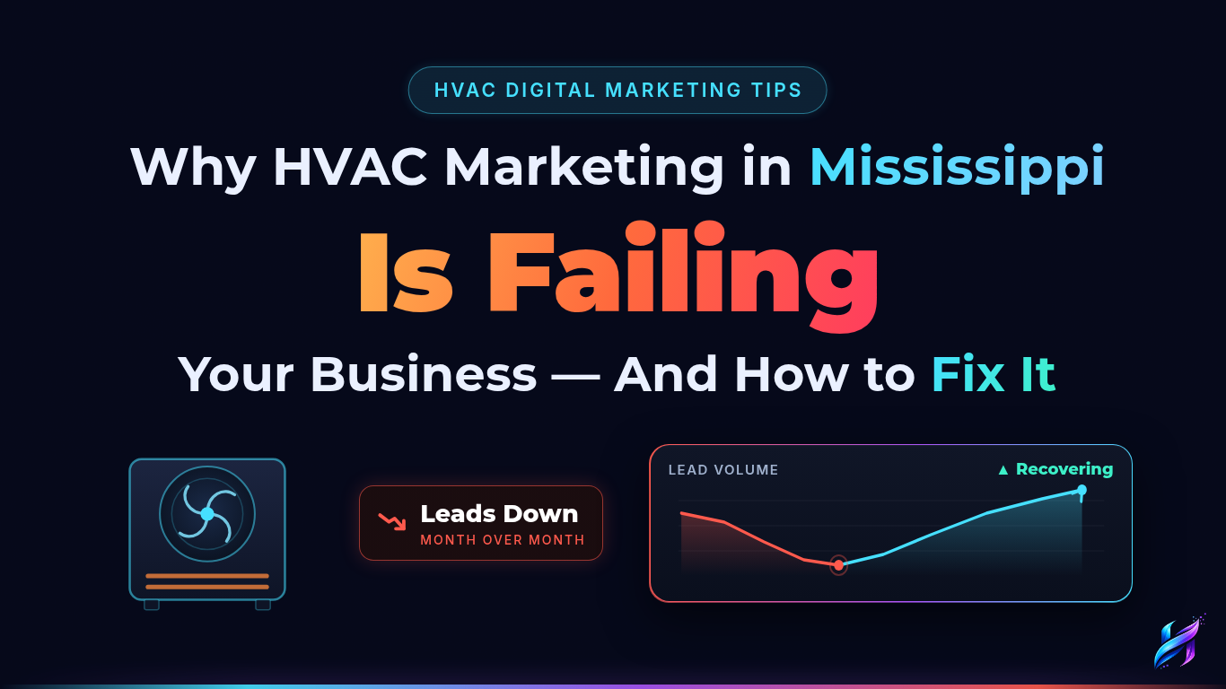 Blog featured card: Why HVAC Marketing in Mississippi Is Failing Your Business and How to Fix It